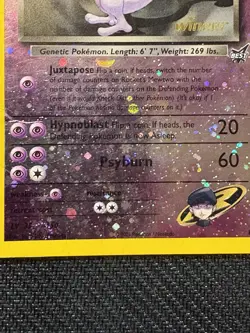 Pokemon Rocket’s Mewtwo Best Promo 8 Winner Holo Stamped Card 2003 Gym Challenge - Image 5