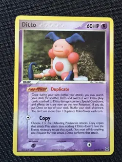 Pokemon TCG Ditto (Mr. Mime) EX Delta Species 38/113 LP Excellent 2005 Card - Image 1