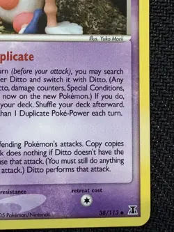 Pokemon TCG Ditto (Mr. Mime) EX Delta Species 38/113 LP Excellent 2005 Card - Image 4