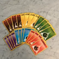 Pokemon Card Lot 1999 WOTC 24 Energy Cards 6 Sets Of 4 Each Never Played NM. - Image 1