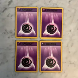 Pokemon Card Lot 1999 WOTC 24 Energy Cards 6 Sets Of 4 Each Never Played NM. - Image 4