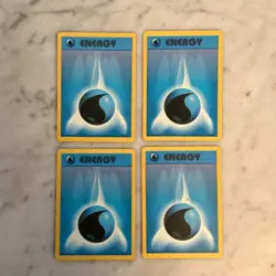 Pokemon Card Lot 1999 WOTC 24 Energy Cards 6 Sets Of 4 Each Never Played NM. - Image 5