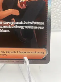 Pokemon TCG Giovanni's Charisma Full Art Trainer Card 207/165 Sir SV151 NM EN - Image 4