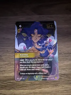 KARMA SIGNATURE Channeler Showcase Overnumber Riftbound Near Mint Card - English - Image 5