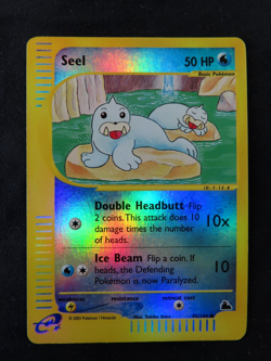 2003 Pokemon Skyridge #95 SEEL-Reverse Foil E-Reader, Nice vintage LP-MP card!! - Image 1