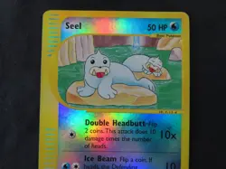 2003 Pokemon Skyridge #95 SEEL-Reverse Foil E-Reader, Nice vintage LP-MP card!! - Image 3
