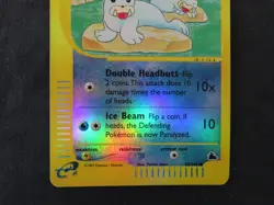 2003 Pokemon Skyridge #95 SEEL-Reverse Foil E-Reader, Nice vintage LP-MP card!! - Image 4