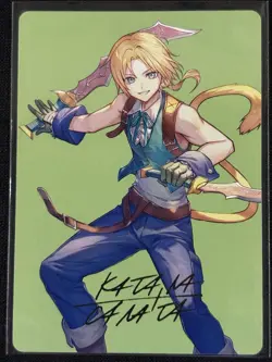 Zidane, Tantalus Thief #49 Gold Stamp Final Fantasy: Art Series - Image 1