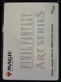 Zidane, Tantalus Thief #49 Gold Stamp Final Fantasy: Art Series - Image 2