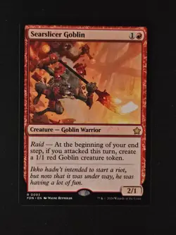 MTG: Foundations - Searslicer Goblin - Image 1