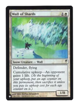 1 x Wall of Shards - Foil - Mystery Booster / The List - NM - MTG - Image 1
