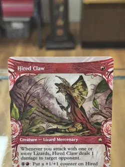 Hired Claw x1 MTG Showcase Bloomburrow Magic The Gathering Free Shipping! - Image 2