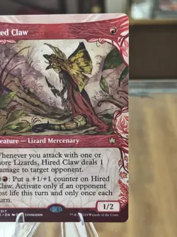 Hired Claw x1 MTG Showcase Bloomburrow Magic The Gathering Free Shipping! - Image 4