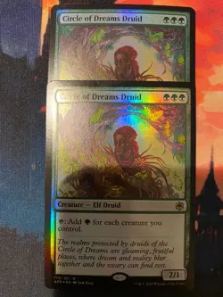 MTG Adventures in the Forgotten Realms Circle of Dreams Druid Foil x 2 - Image 1