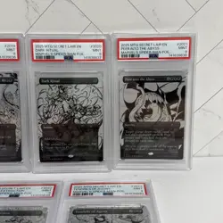 MTG Secret Lair Spiderman Venom Unleashed INKS FOIL PSA 9 Full Set sequential - Image 4