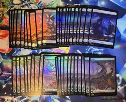 Lot of 101x Full Art Lands- Lorwyn Eclipsed - All Foil - MTG - Breakdown In Desc - Image 2