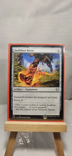 Swiftfoot Boots – Innistrad Midnight Hunt Commander (MIC) #163 – MTG Equipment - Image 1