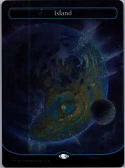 Unfinity #492 Island (492) (Borderless) (Galaxy Foil) - Image 1