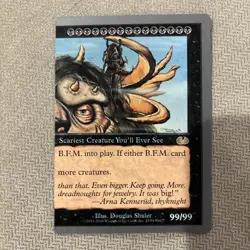 Magic the Gathering - Unglued - Big Furry Monster (Right Side) - Very Good - Image 1