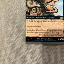 Magic the Gathering - Unglued - Big Furry Monster (Right Side) - Very Good - Image 2