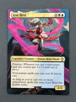 Lyse Hext MTG Final Fantasy Commander Hand Painted Borderless Full Altered Art v - Image 1
