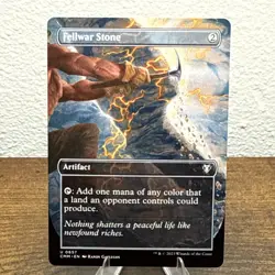 MTG Fellwar Stone BORDERLESS Commander Masters 0657 NM - Image 1