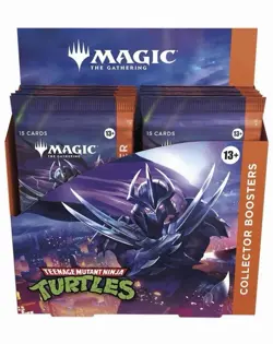Teenage Mutant Ninja Turtles Sealed Collector Booster Box Magic MTG In Hand! - Image 1