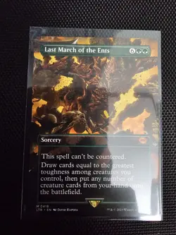 Last March of the Ents (Borderless Alternate Art) [The Lord of the Rings NM - Image 1