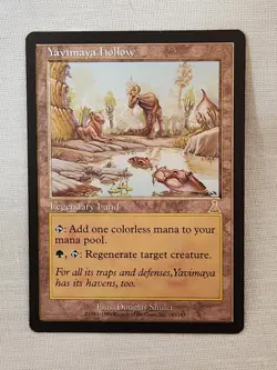 Played Yavimaya Hollow Urza's Destiny Mtg Magic the Gathering - Image 1