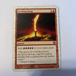 Seething Song HP 9th Edition 9ED 216 / 350 MTG English Regular Add RRRRR - Image 1