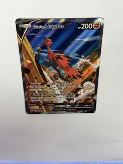 Pokemon TCG Galarian Zapdos V 174/198 Alternate Full Art Chilling Reign LP - Image 5