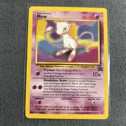 Mew Black Star Promo 8 Pokemon Card Wizards Of The Coast WOTC - Image 5