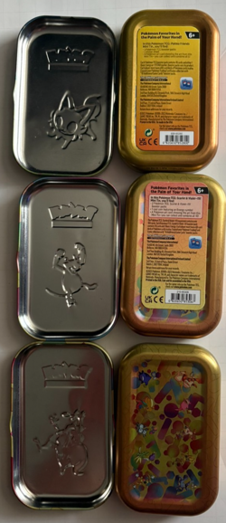 *EMPTY* Pokemon TCG Mini Tins 3 pack - 151, Paldean Friends - Alakazam - Image 5