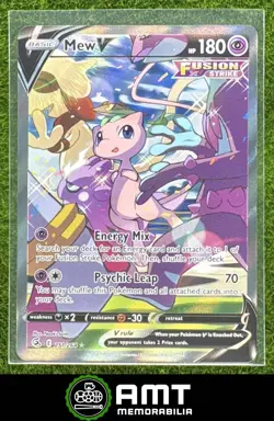 Mew V 2021 Pokemon Sword & Shield Fusion Strike #251/264 Ultra Rare - Image 1