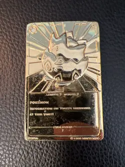 Pokemon Burger King Limited Edition 23K Gold Plated Togepi Vintage U2 Promo - Image 4