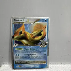 Pokemon Floatzel GL Lv.X Rising Rivals Ultra Rare Holo 104/111 HP 100 English - Image 1