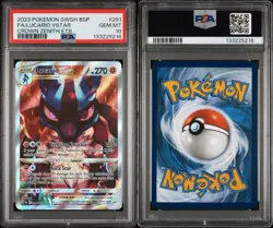 Pokemon TCG Lucario VSTAR SWSH291 Holo Black Star Promo Crown Zenith PSA 10 - Image 1