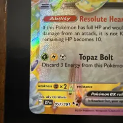 Pikachu ex Surging Sparks Ultra Rare Pokemon TCG 057/191 Scarlet & Violet SV08 - Image 5