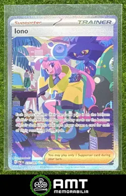 Iono 2024 Pokemon Paldean Fates #237/091 Special Illustration Rare - Image 1