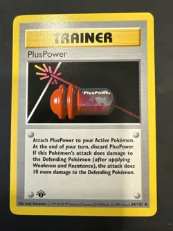 Pokemon® TCG Plus Power - 84/102 1st Edition Shadowless Base Set - EX+ - Image 1