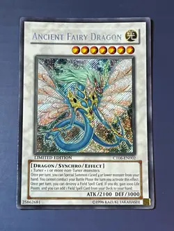 Yugioh Ancient Fairy Dragon CT06-EN002 Secret Rare Limited NM/M - Image 1