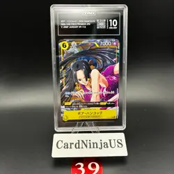 TAG 10 GEM MINT Boa Hancock P-115 Promo Card V JUMP Limited One Piece Card game - Image 1