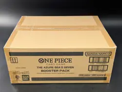 One Piece OP14-EB04 The Azure Sea's Seven English 12 Booster Box Case Sealed - Image 1
