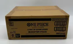 One Piece TCG English OP-11 A Fist Of Divine Speed Booster Box Case SEALED - Image 3