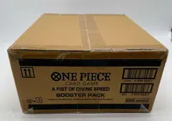 One Piece TCG English OP-11 A Fist Of Divine Speed Booster Box Case SEALED - Image 5