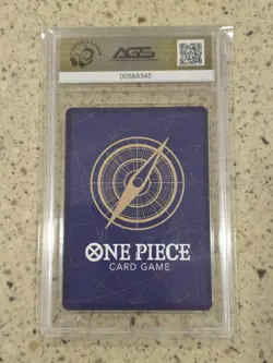 One Piece TCG English OP13-023 Uta Alt Art Parallel AGS 9.5 - Image 2