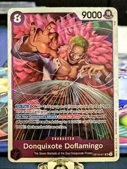 Donquixote Doflamingo SR OP10-071 Royal Blood One Piece CCG English Foil - Image 1
