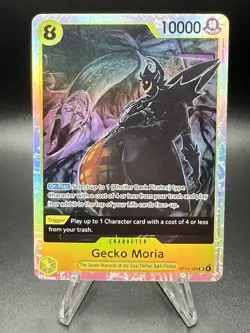 One Piece CCG Gecko Moria OP14-104 SR The Azure Sea’s Seven (OP14) - Image 1