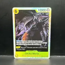 Gecko Moria - OP14-104 SR - The Azure Sea's Seven Foil - Image 1