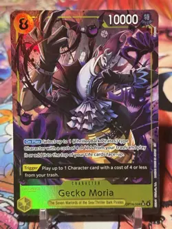 GECKO MORIA - One Piece OP14-104 - AA Alt Art Super Rare SR - The Azure Sea's - Image 1